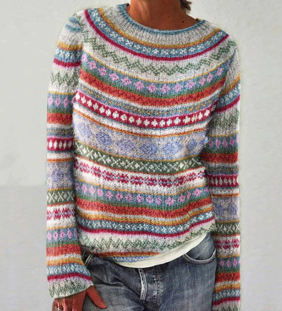 Dinah | Nordic Pattern Sweater