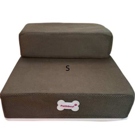 Foam Dog Stairs for Cats with Collapsible Two-Step Foldable Design and Cover Pet