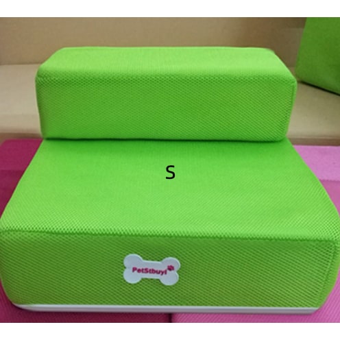 Foam Dog Stairs for Cats with Collapsible Two-Step Foldable Design and Cover Pet