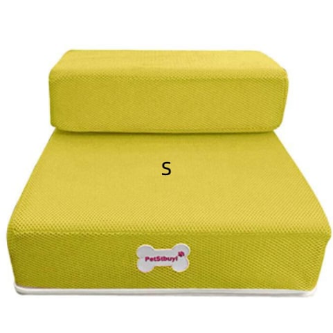 Foam Dog Stairs for Cats with Collapsible Two-Step Foldable Design and Cover Pet