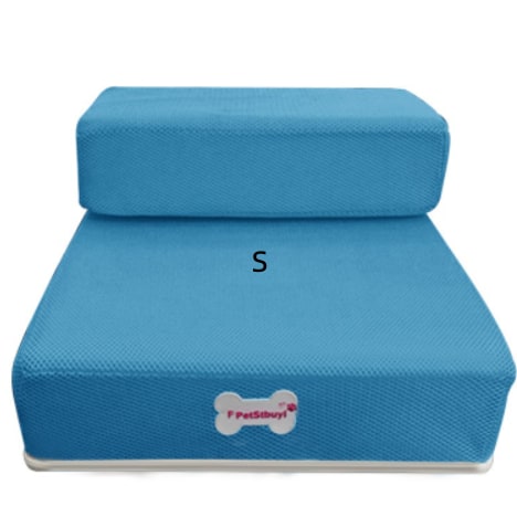 Foam Dog Stairs for Cats with Collapsible Two-Step Foldable Design and Cover Pet