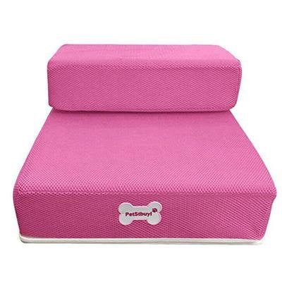 Foam Dog Stairs for Cats with Collapsible Two-Step Foldable Design and Cover Pet