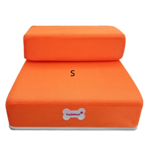 Foam Dog Stairs for Cats with Collapsible Two-Step Foldable Design and Cover Pet