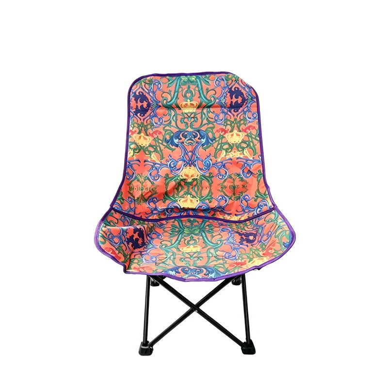 Folding Chair | Ergonomic Patterned Seat & Weather-Resistant | Lightweight & Portable