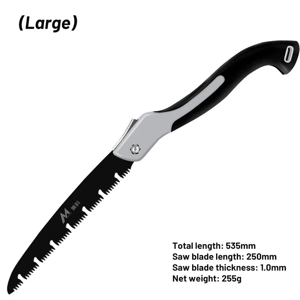 Folding Hand Saw | SK5 Steel Serrated & Non-Slip Handle