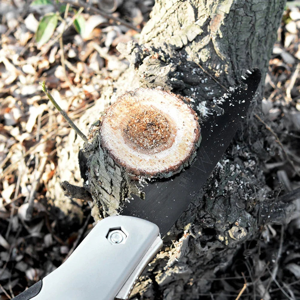 Folding Hand Saw | SK5 Steel Serrated & Non-Slip Handle