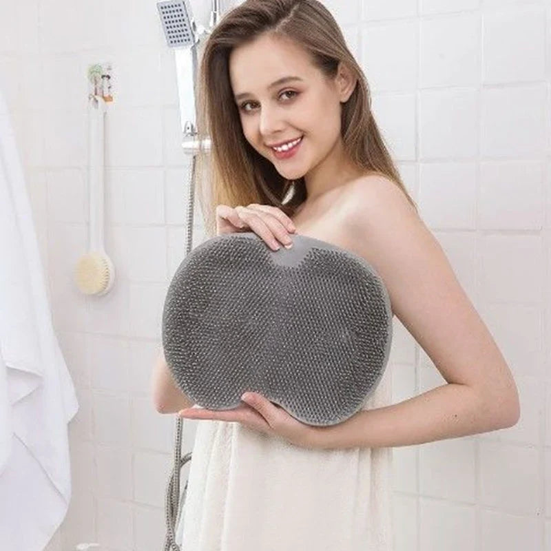Foot & Body Scrubber | Non-Slip Suction & 500+ Bristles