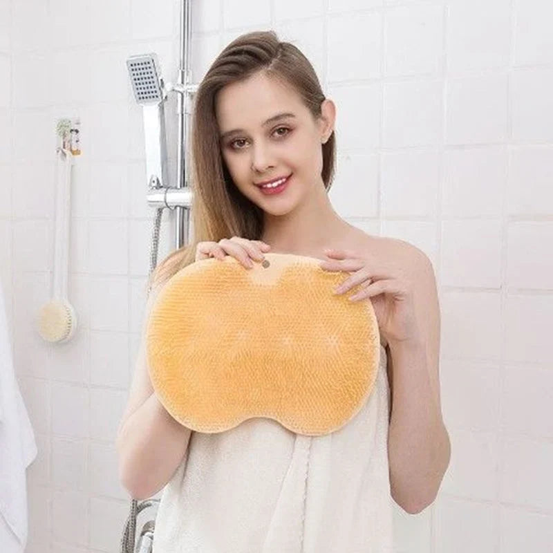 Foot & Body Scrubber | Non-Slip Suction & 500+ Bristles