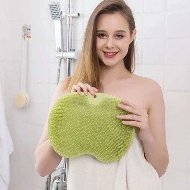 Foot & Body Scrubber | Non-Slip Suction & 500+ Bristles