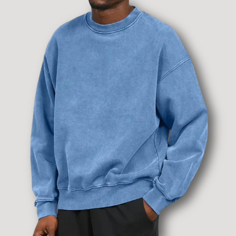 Men's Relaxed Fit Crew Neck Sweatshirt