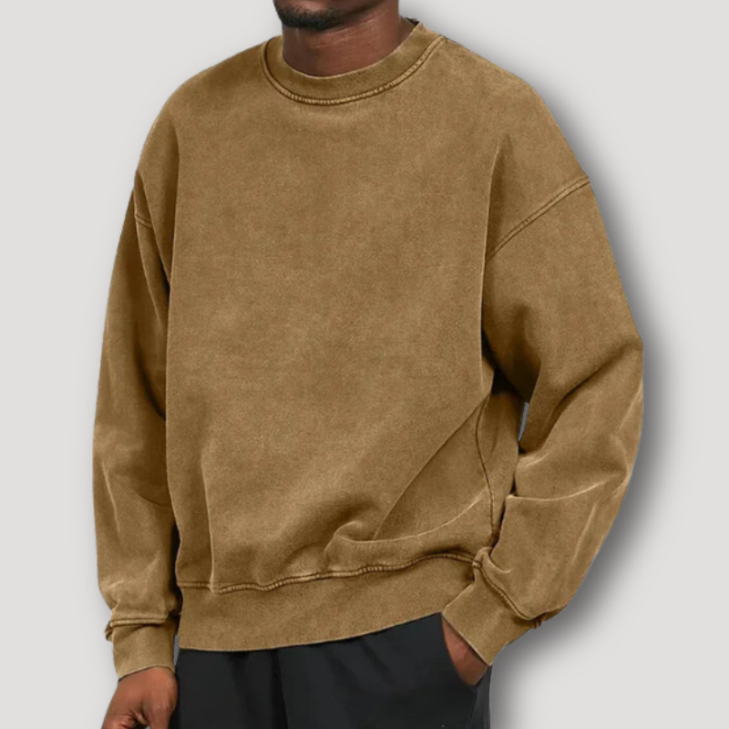 Men's Relaxed Fit Crew Neck Sweatshirt