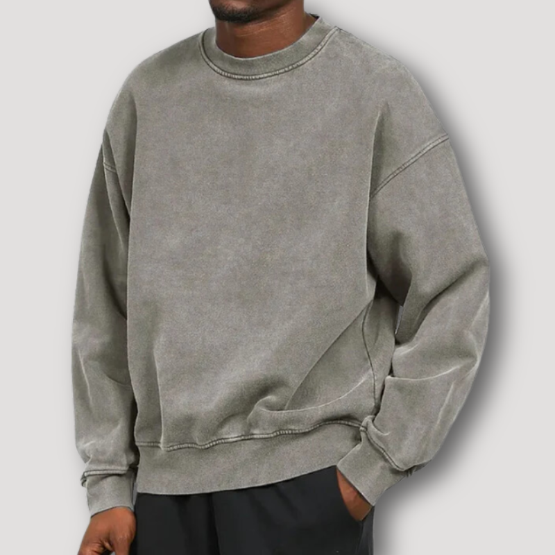 Men's Relaxed Fit Crew Neck Sweatshirt