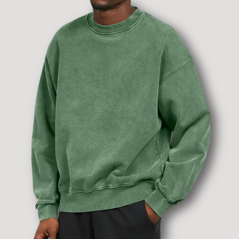 Men's Relaxed Fit Crew Neck Sweatshirt