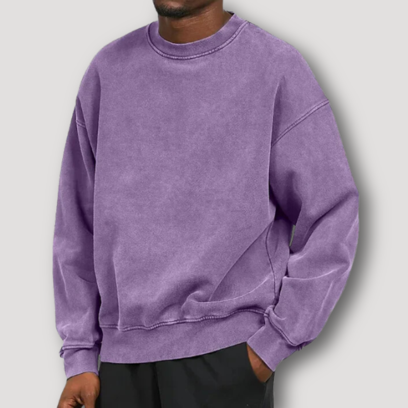 Men's Relaxed Fit Crew Neck Sweatshirt