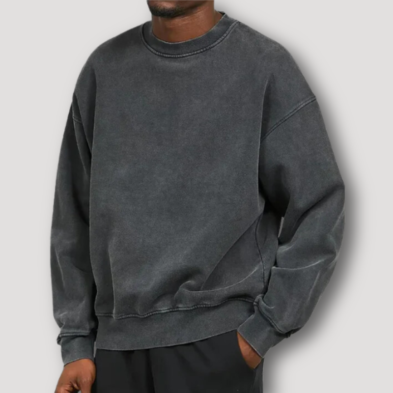 Men's Relaxed Fit Crew Neck Sweatshirt