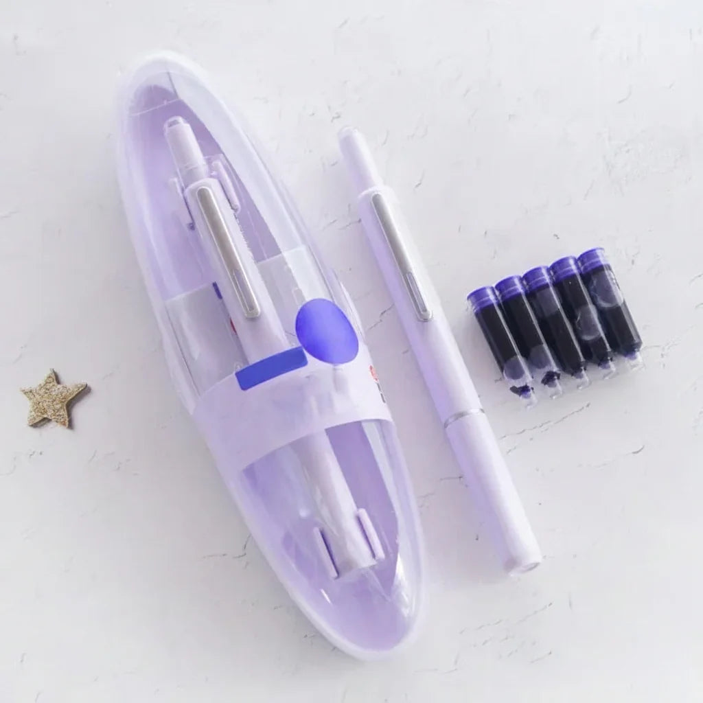 Fountain Pen | Retractable Tip, Ergonomic Grip & Smooth Writing