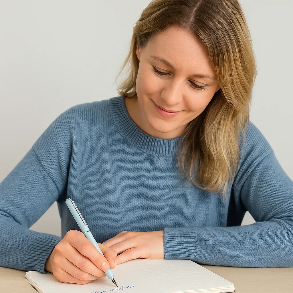 Fountain Pen | Retractable Tip, Ergonomic Grip & Smooth Writing