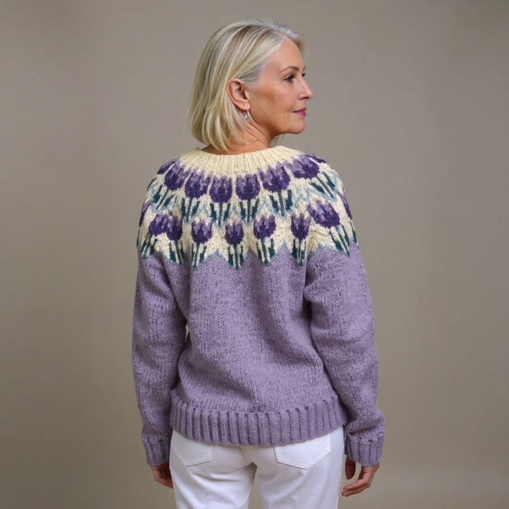 India | Vintage Icelandic Knit Plus Size Cardigan