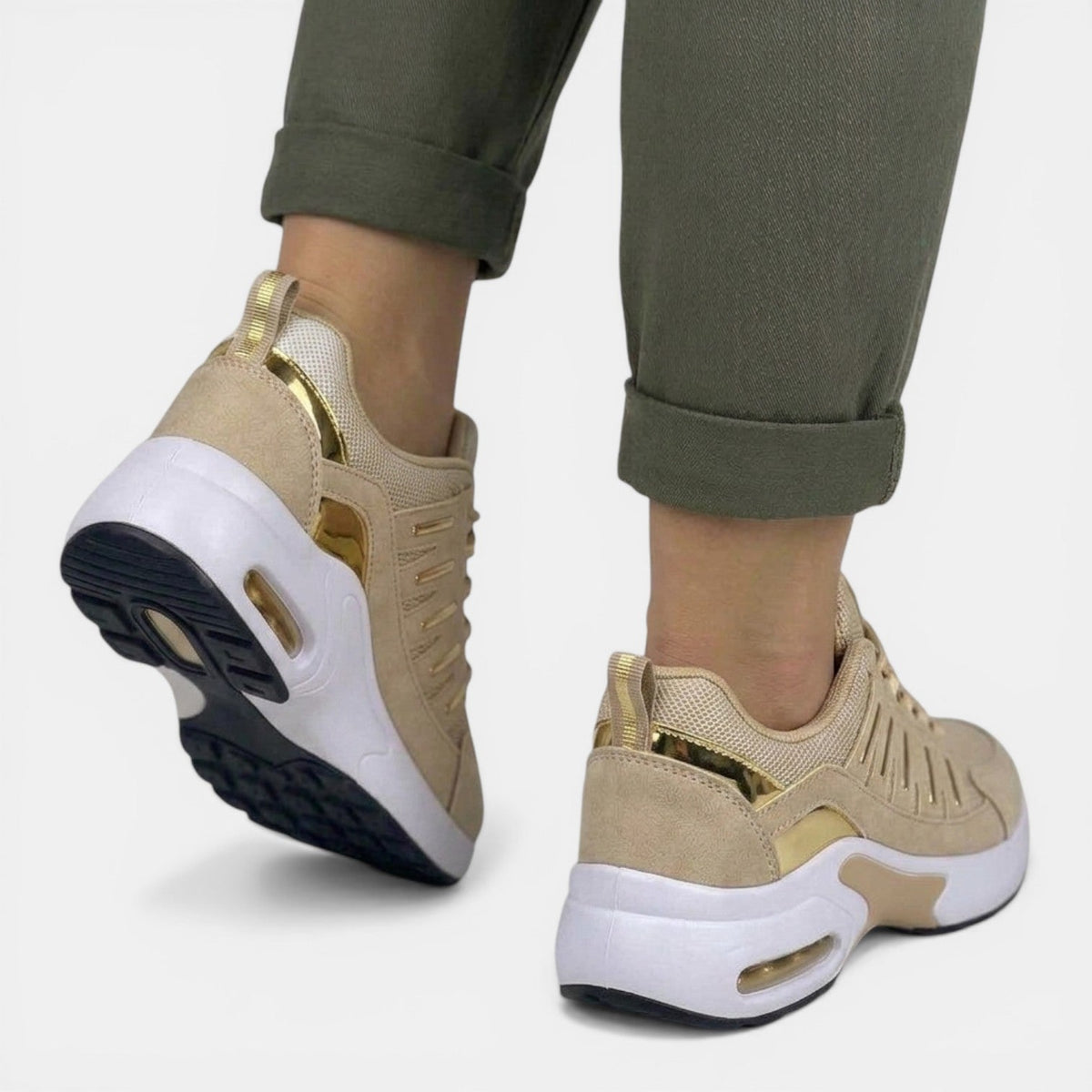Women’s Cushioned Mesh Walking Trainers