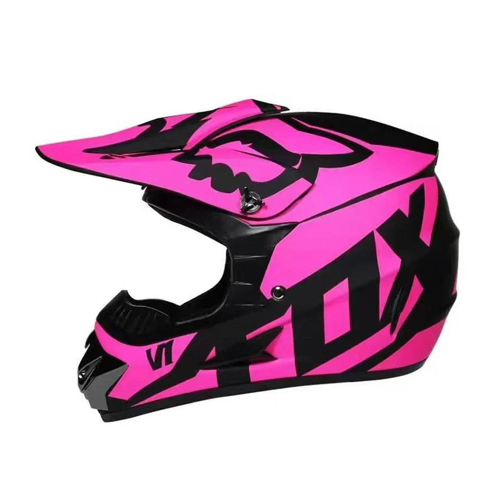 Full-Face Motocross Helmet | Multi-Density EPS & Ventilated | Quick-Release Strap