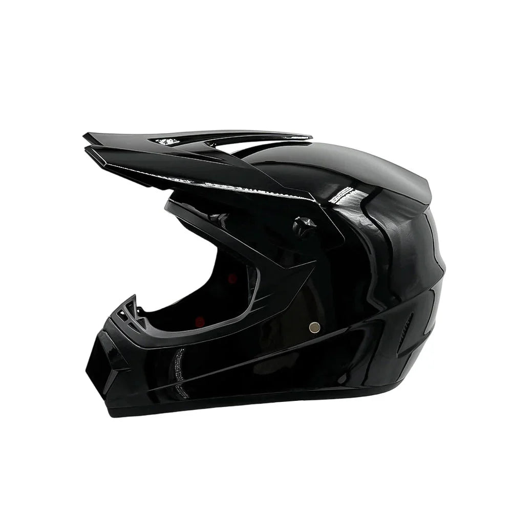 Full-Face Motocross Helmet | Multi-Density EPS & Ventilated | Quick-Release Strap