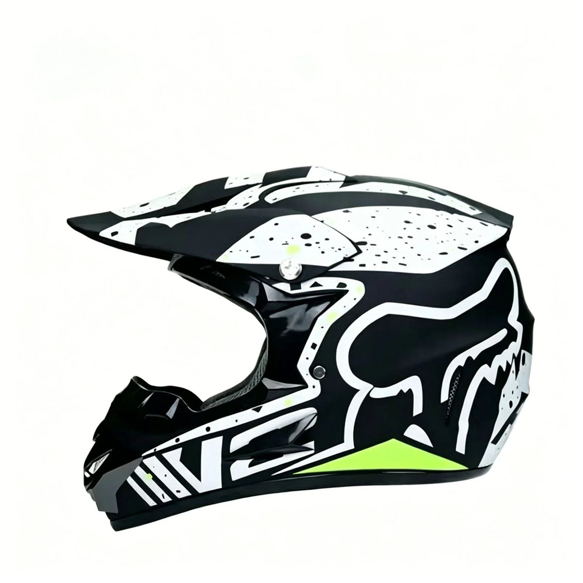 Full-Face Motocross Helmet | Multi-Density EPS & Ventilated | Quick-Release Strap