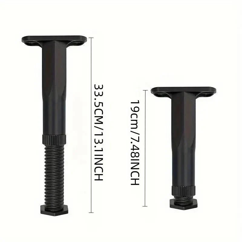 Furniture Foot | Height-Adjustable & Noise-Reducing Non-Slip Base | Includes Screw Set