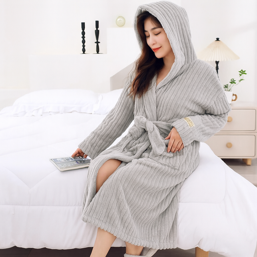 Serina Fleece Lounge Robe