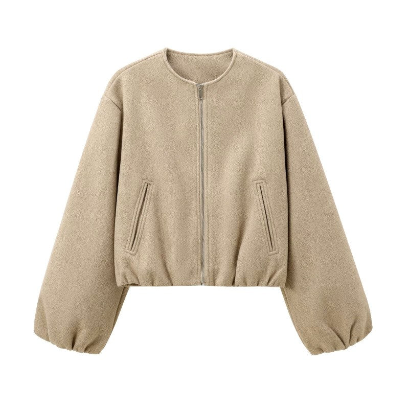 Galatea - Women's Balloon Sleeve Cropped Jacket