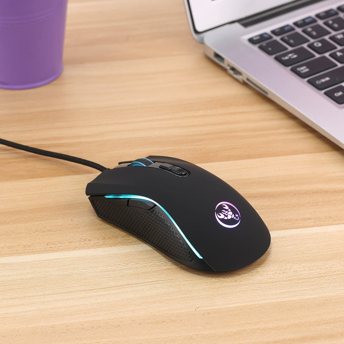 Gaming Keyboard Ergonomic Wired Mouse Full Size Rgb Floating Keys and Numeric Keypad