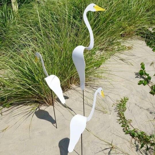 Garden Flamingo Stake | Wind-Powered & Weatherproof | 65 cm Height