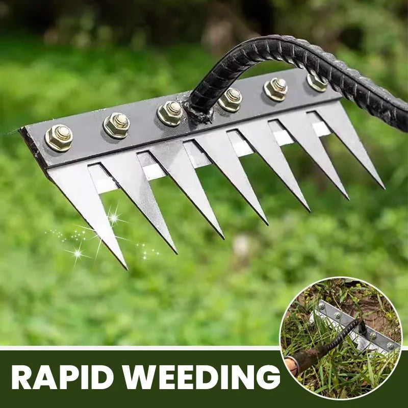 Garden Rake Head | Rust-Resistant Carbon Steel | 5–8 Tine Options