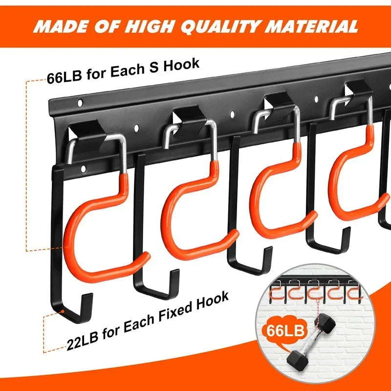 Garden Tool Holder | Wall-Mounted Space-Saving & Sturdy