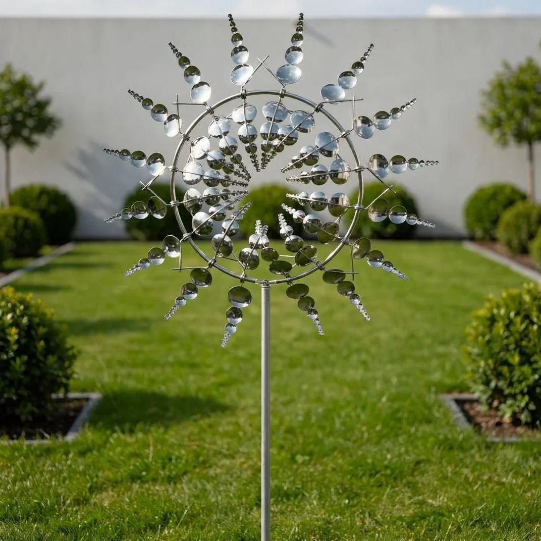 Garden Wind Spinner | Weather-Resistant Metal & Smooth Ball-Bearing Spin