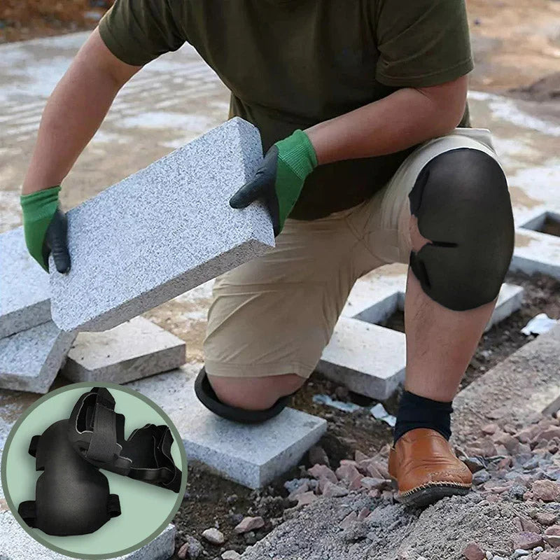 Gardening Knee Pads | Soft EVA Cushioning & Non-Slip Adjustable Straps