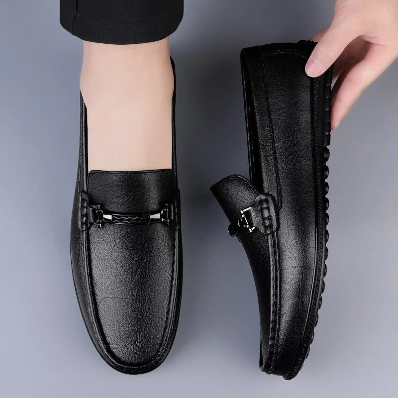 Genuine Leather Driving Loafers for Men