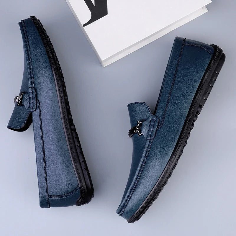 Genuine Leather Driving Loafers for Men