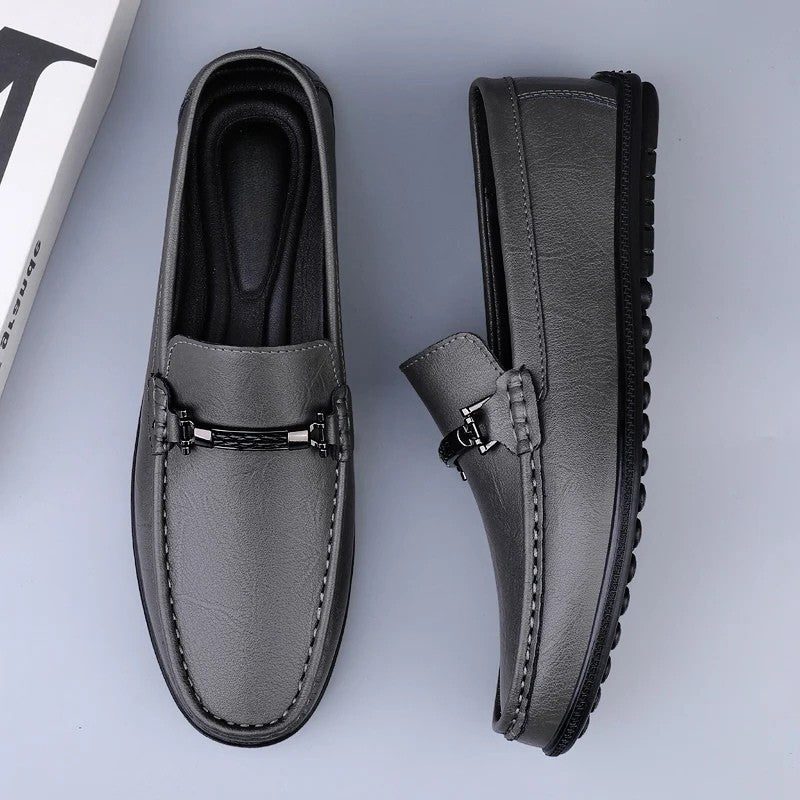 Genuine Leather Driving Loafers for Men