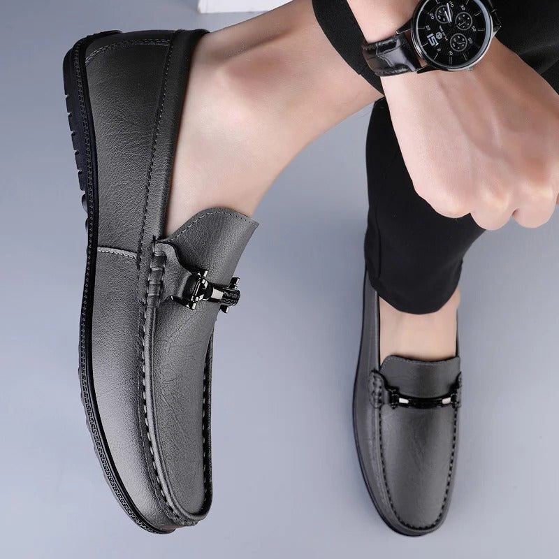 Genuine Leather Driving Loafers for Men