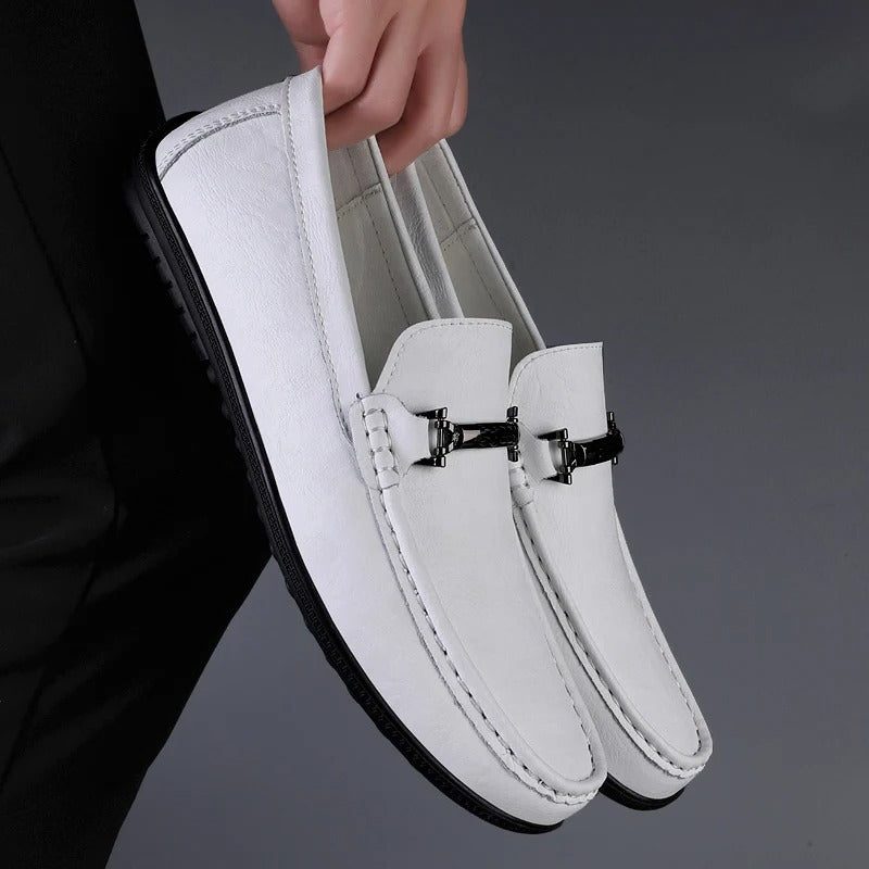 Genuine Leather Driving Loafers for Men