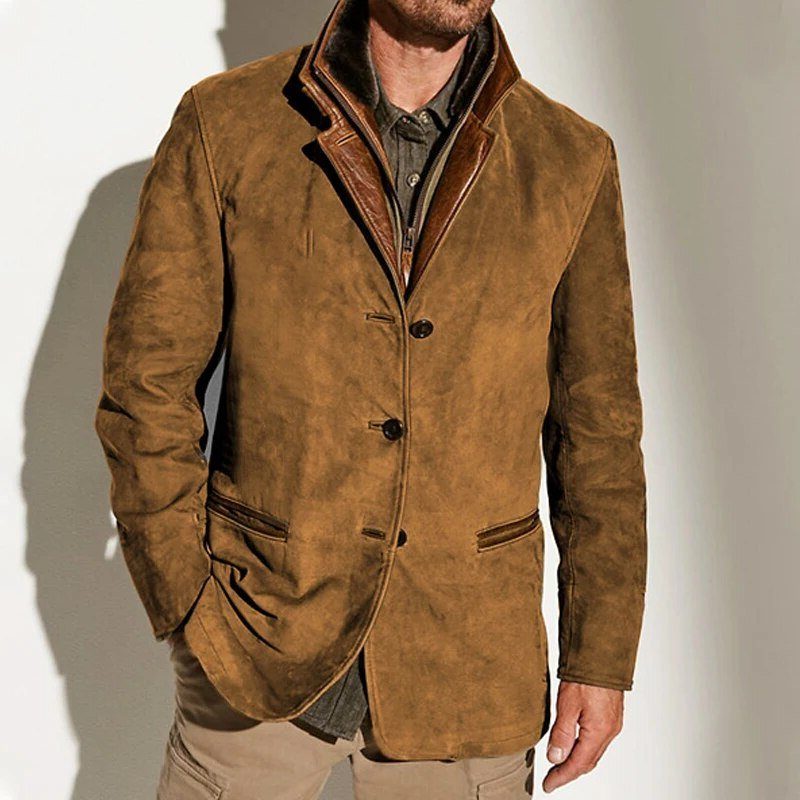 Gijs | Men's Suede Tailored Blazer