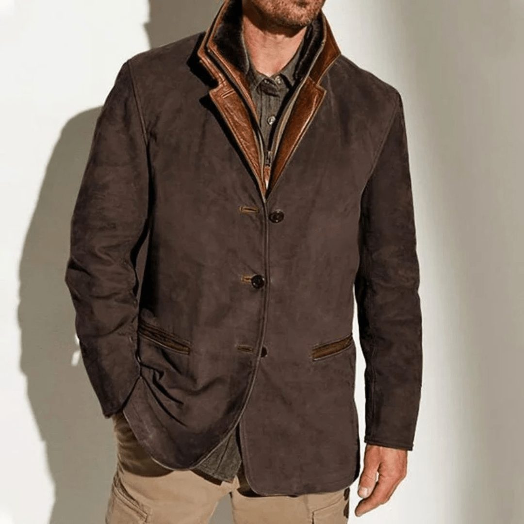 Gijs | Men's Suede Tailored Blazer