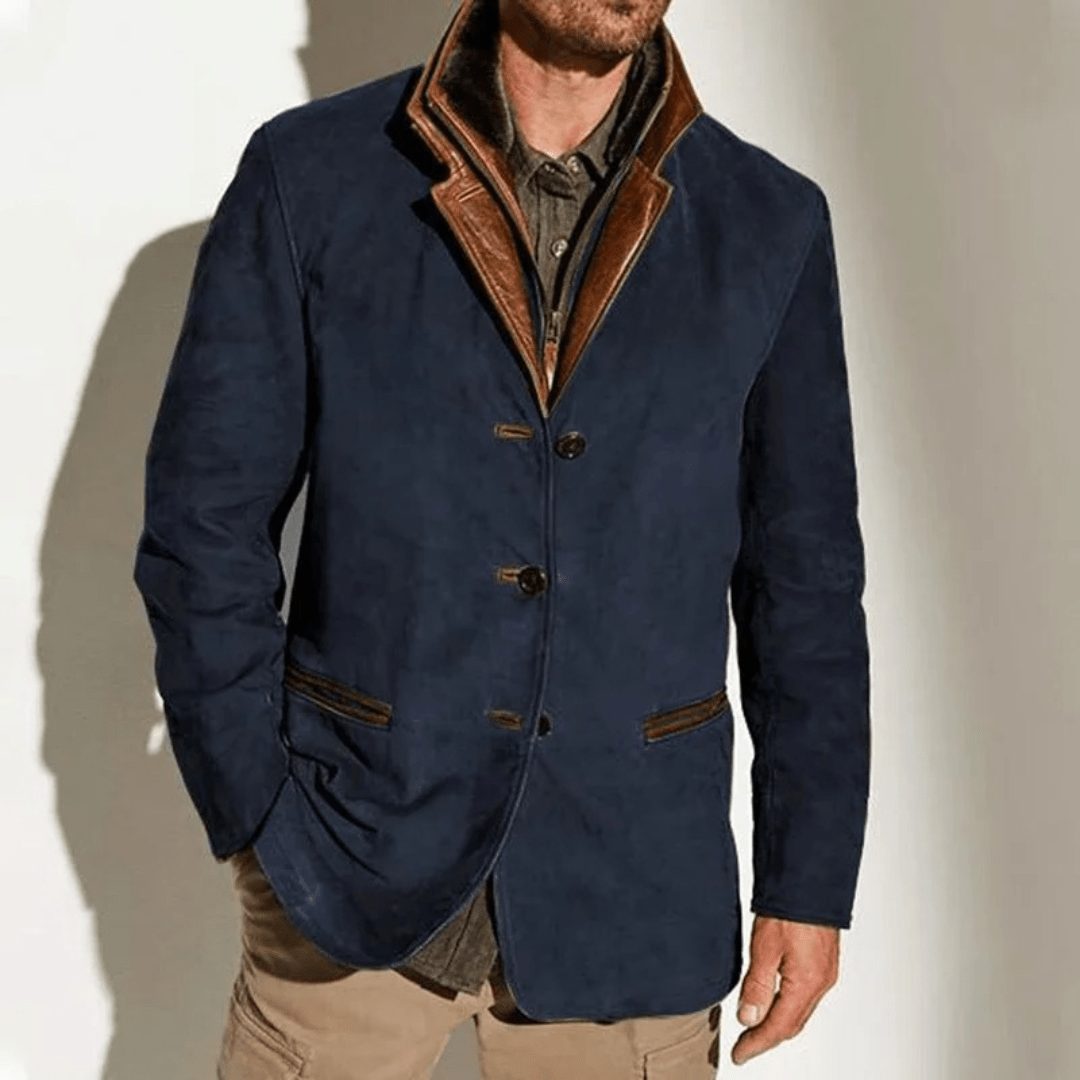 Gijs | Men's Suede Tailored Blazer