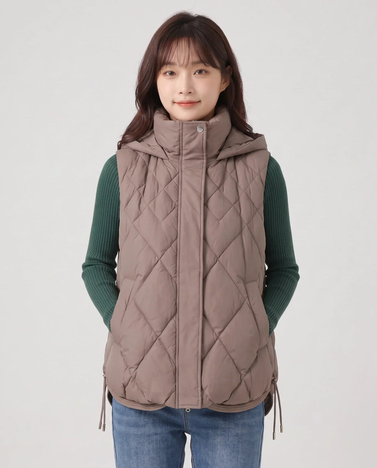 Quilted Hooded Puffer Gilet