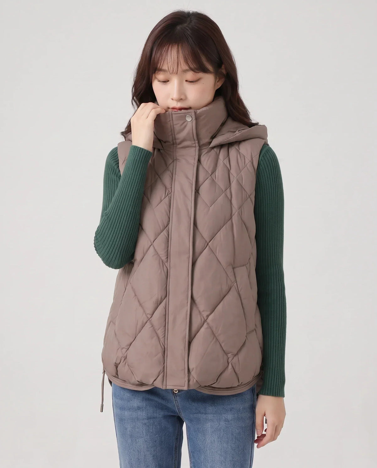 Quilted Hooded Puffer Gilet