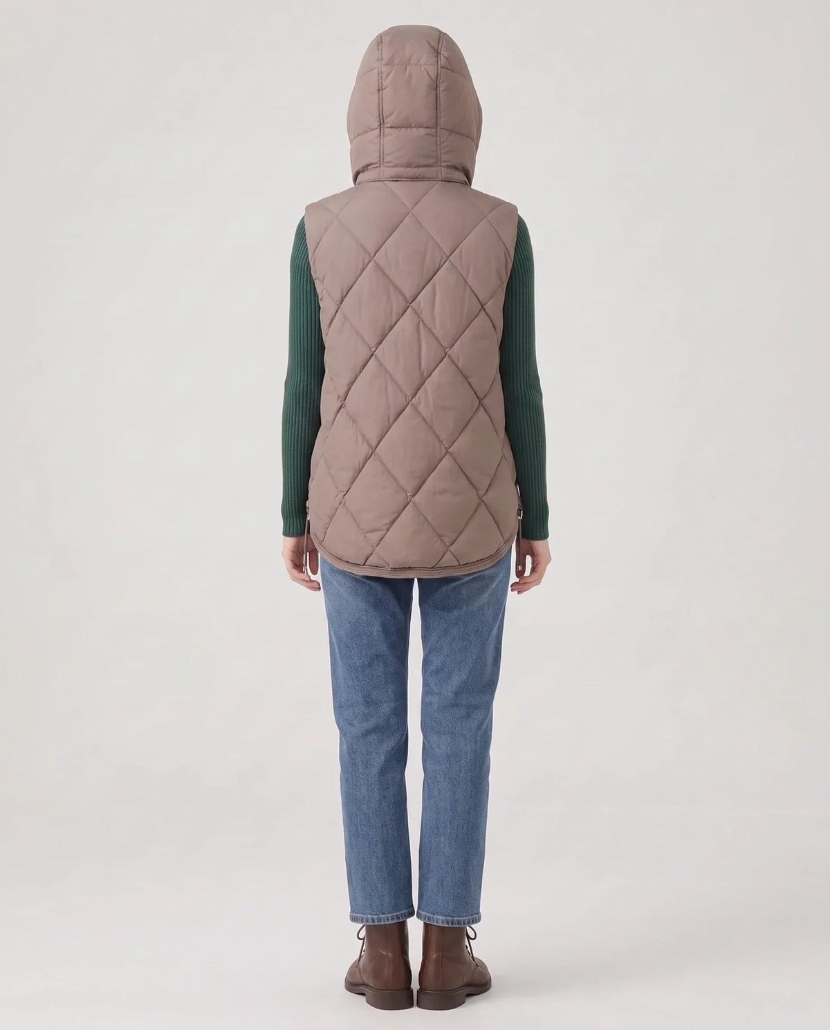 Quilted Hooded Puffer Gilet