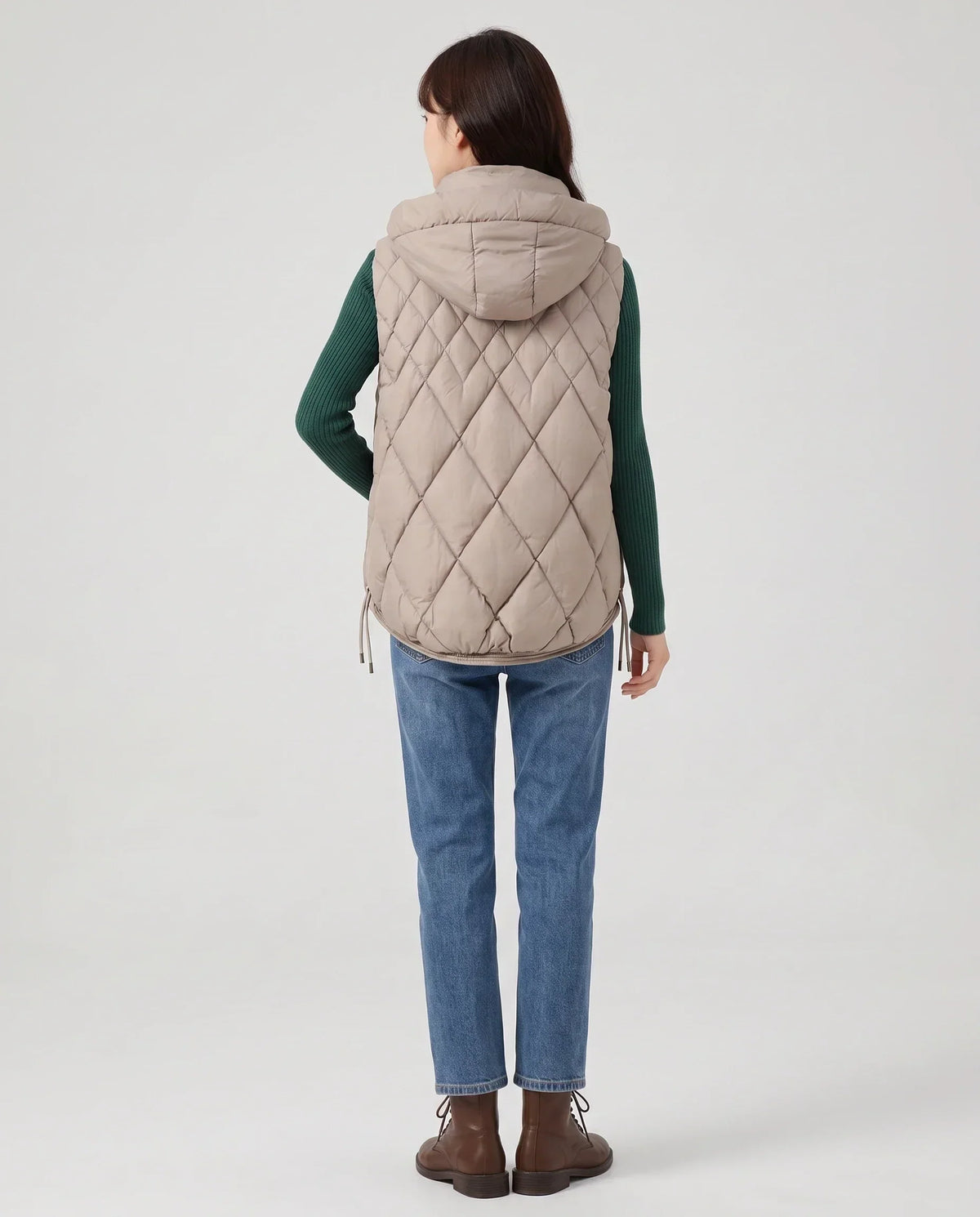 Quilted Hooded Puffer Gilet