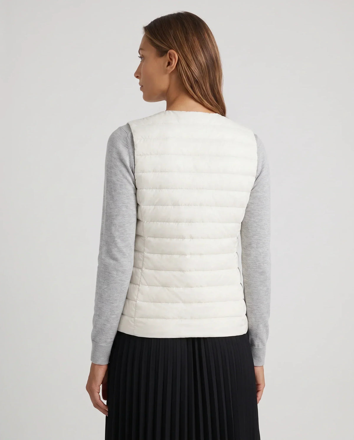 Lightweight Puffer Gilet with Convertible Collar