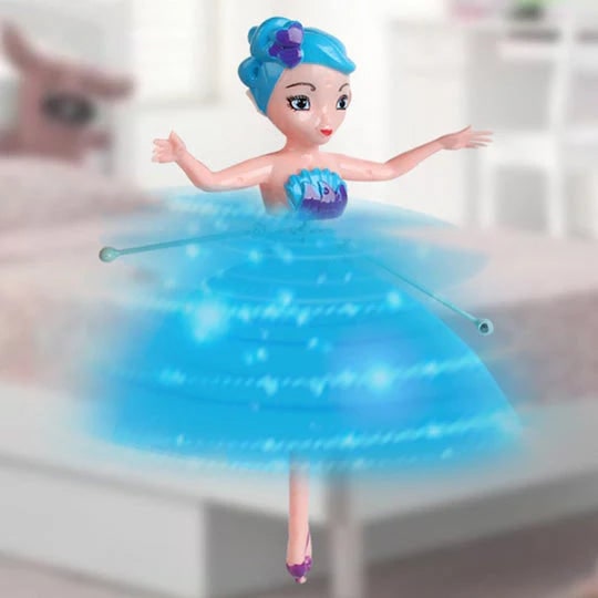 Girls' Hand Controlled Flying Fairy Doll with Infrared Sensor and LED Lights