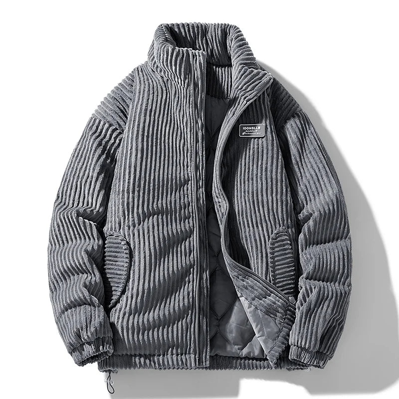 Bordeaux Quilted Corduroy Jacket